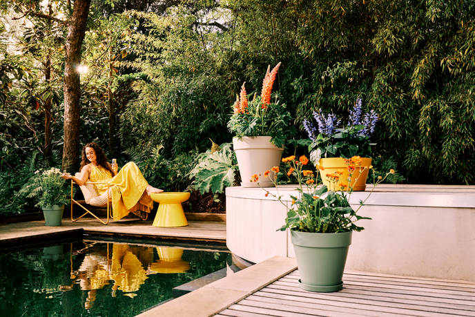 loft urban round 30cm pistache green